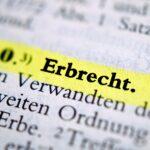 Markiertes Erbrecht im Gesetzbuch | Rechtsanwalt Deggendorf